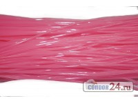Кембрик ПВХ, d.1,6мм, цв.розовый.